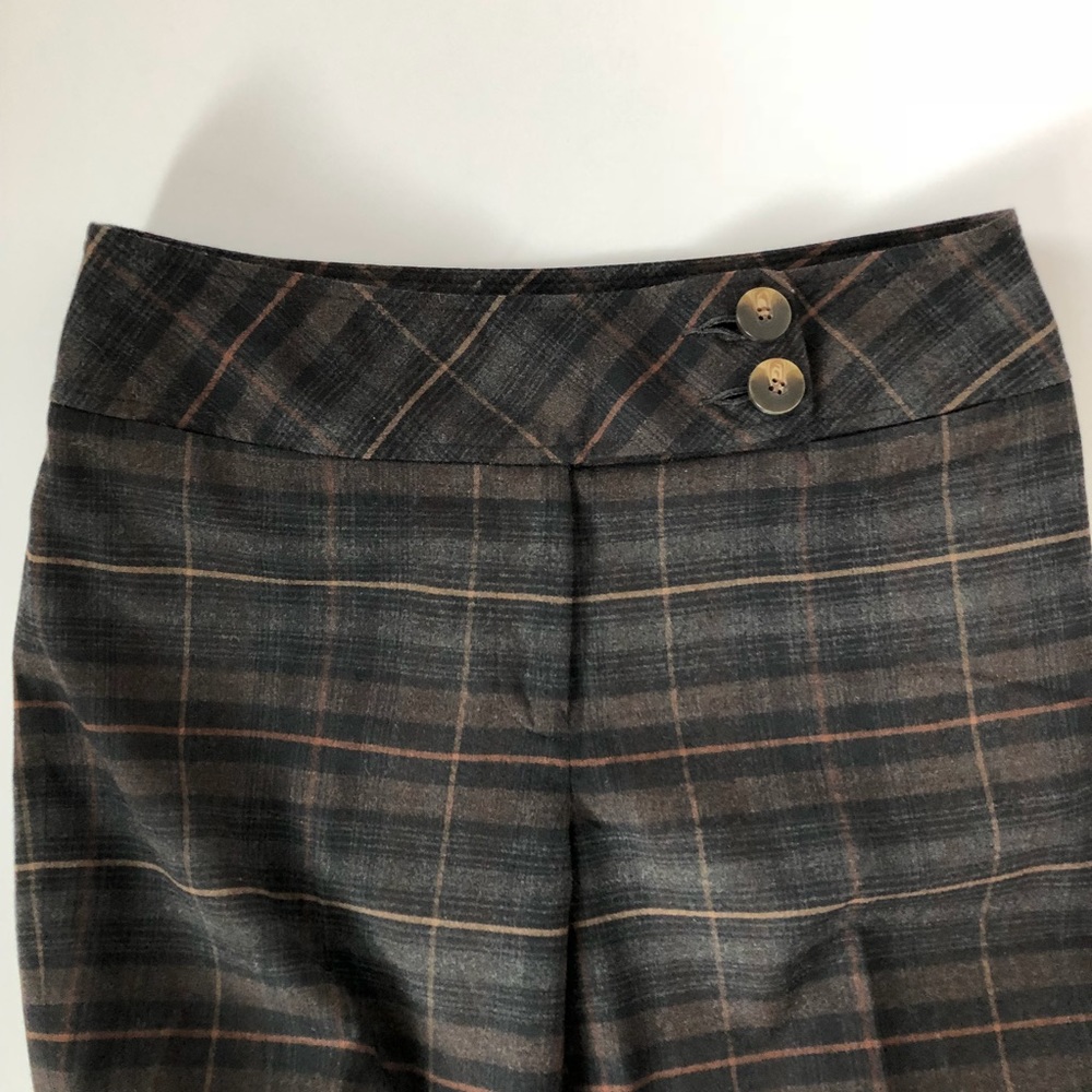 Talbots Wool Plaid Pants Size 4 - Picture 6 of 14
